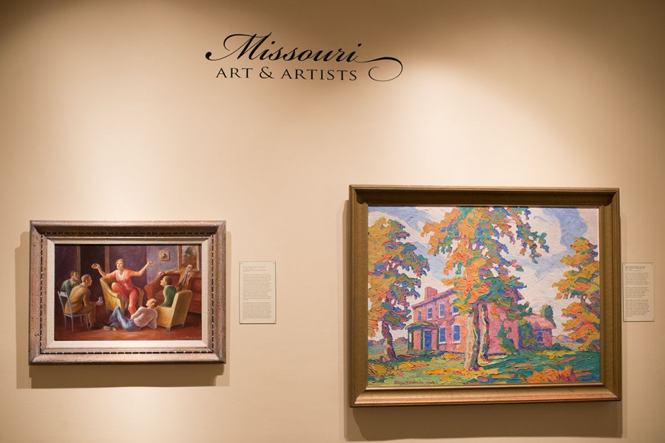 Two paintings by Missouri artists