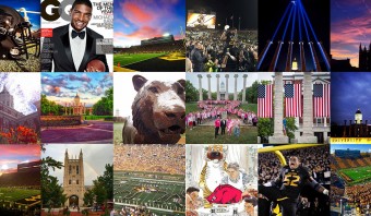 Tiles of Instagram photos