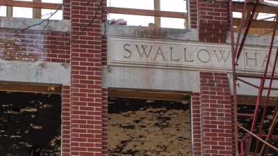 Swallow Hall construction
