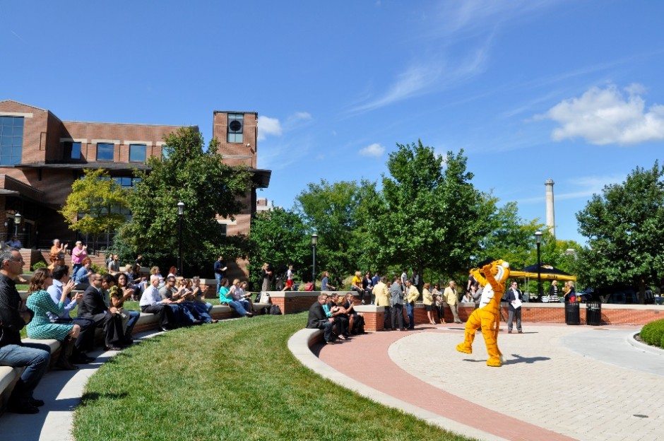 Truman the Tiger on Traditions Plaza.