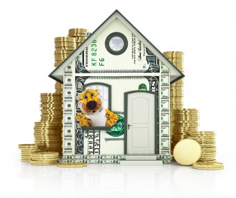 Truman in a money house.