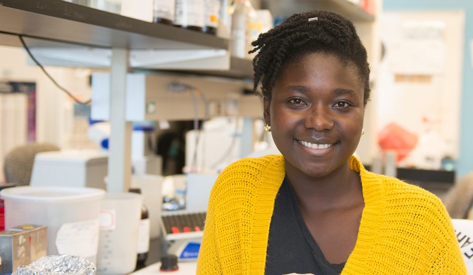 Emilia Asante, doctoral candidate in biological sciences