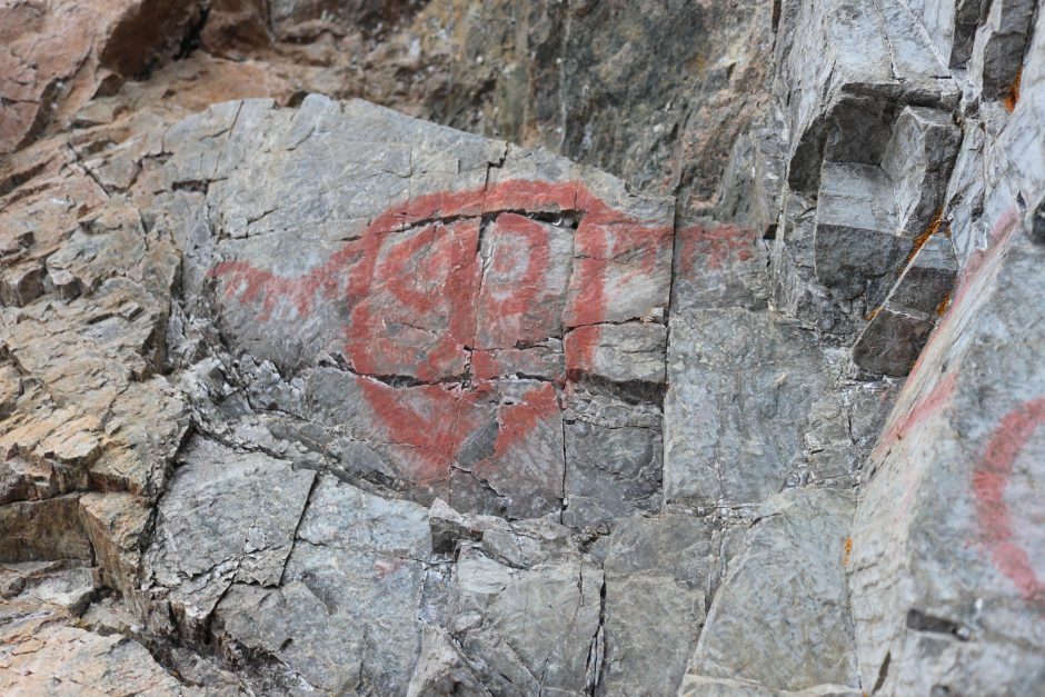 This is a picture of rock art