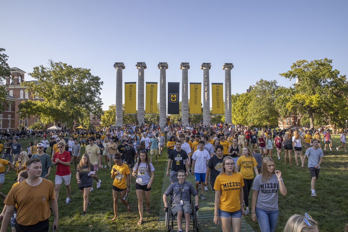 Increased enrollment and record secondyear retention // Show Me Mizzou