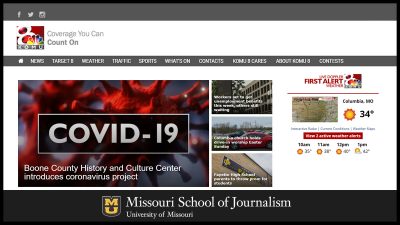 MU School of Journalism website