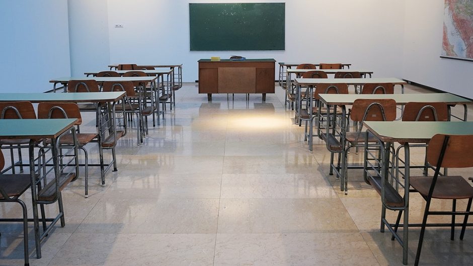 empty classroom