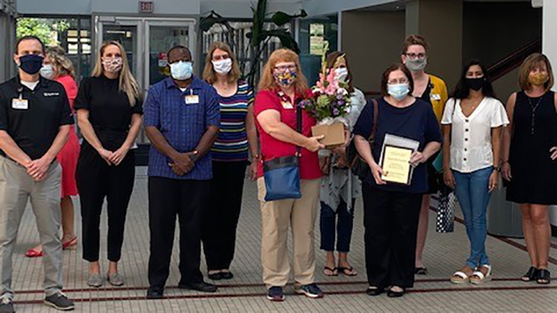 group photo of award winners