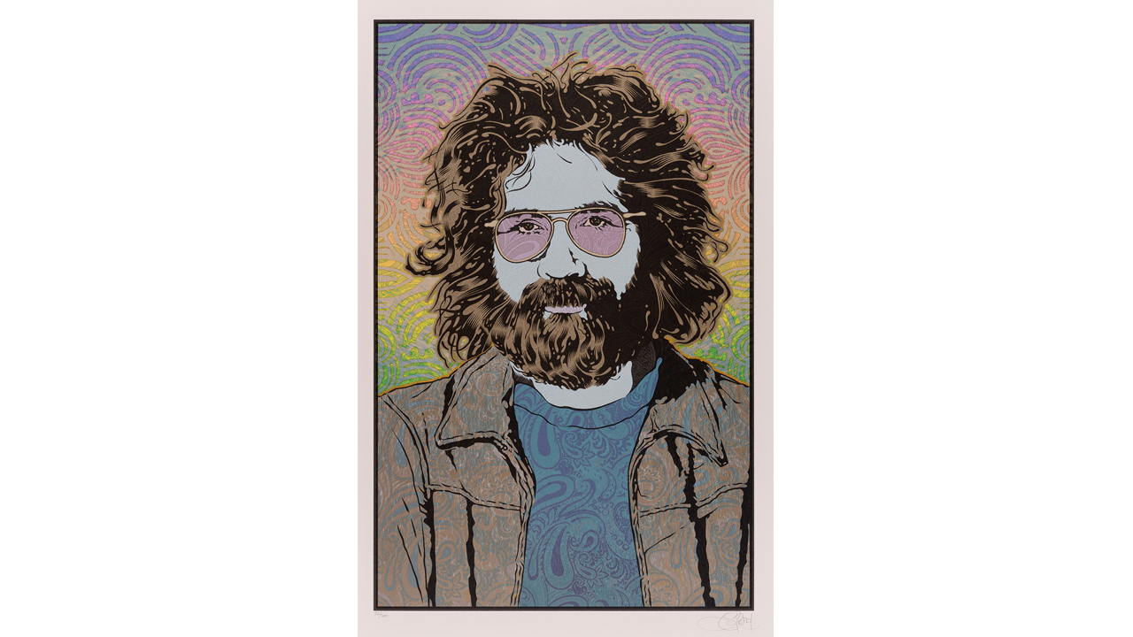 Jerry Garcia art print