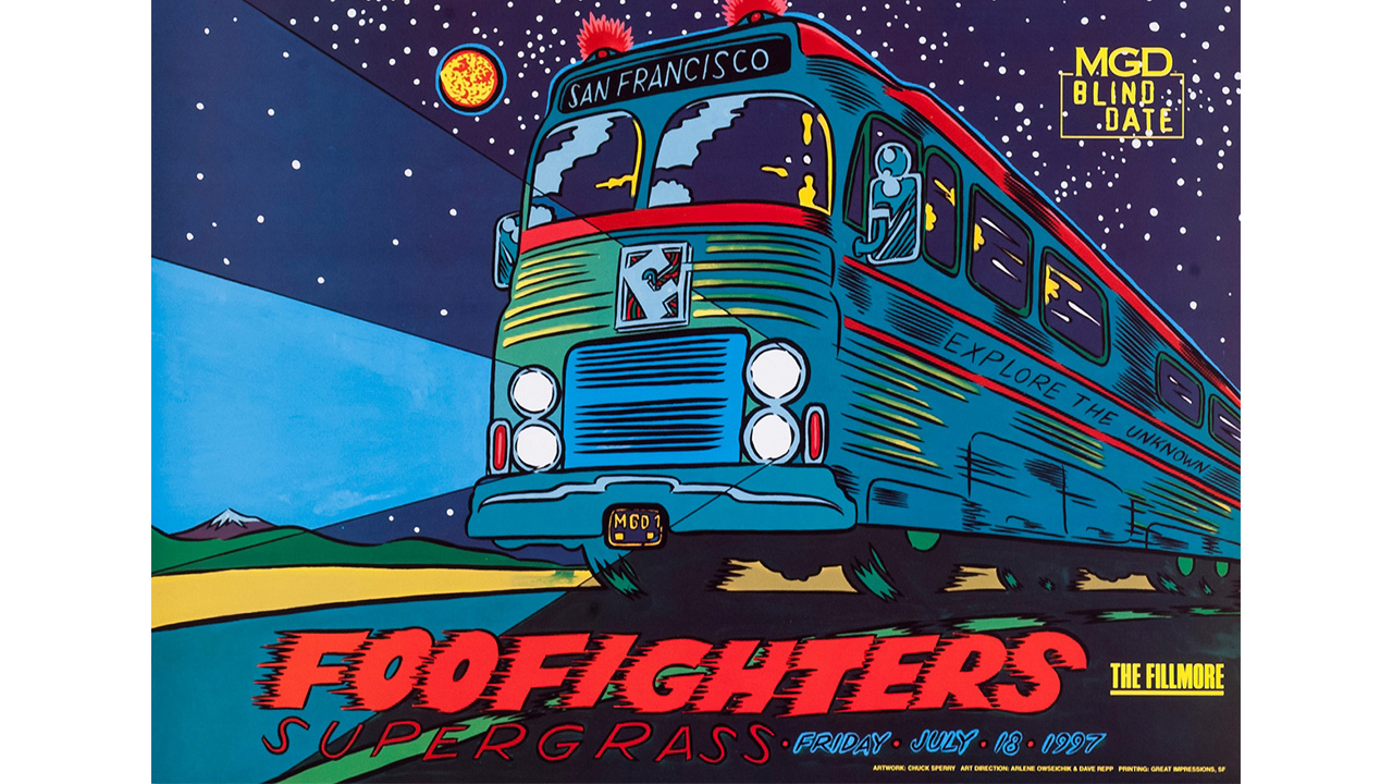 Foo Fighters concert poster
