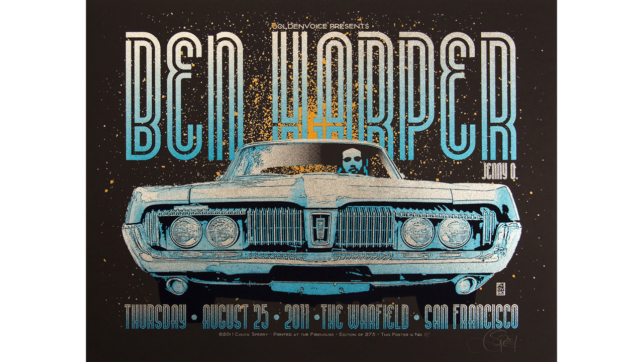 Ben Harper concert poster