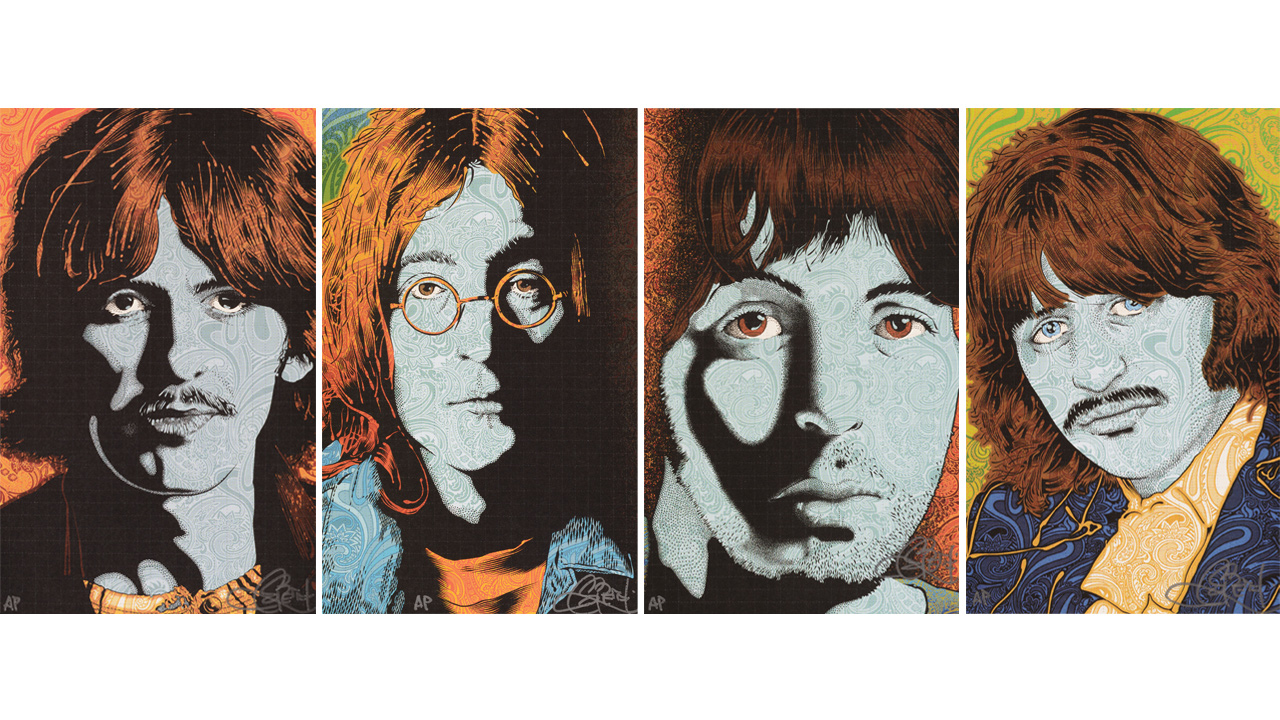 art prints of Beatles band members