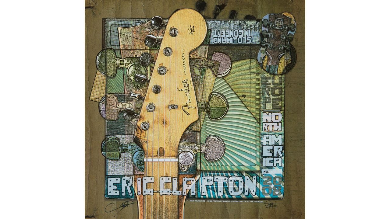 Eric Clapton concert poster