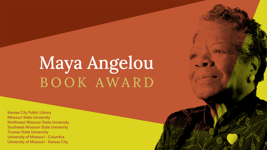 This is an image of a Maya Angelou Book Award graphic.