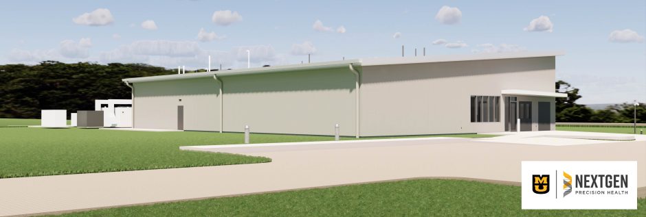A rendering of the exterior of the NextGen Center for Influenza and Emerging Infectious Diseases which is scheduled to open later this year in fall 2022.