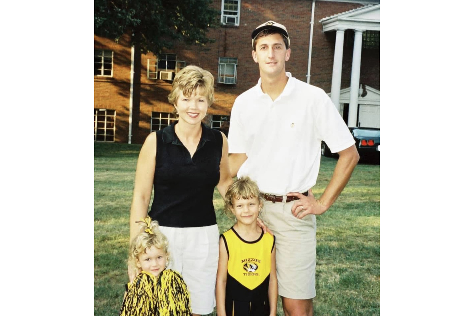 allie widick and her family in 2001