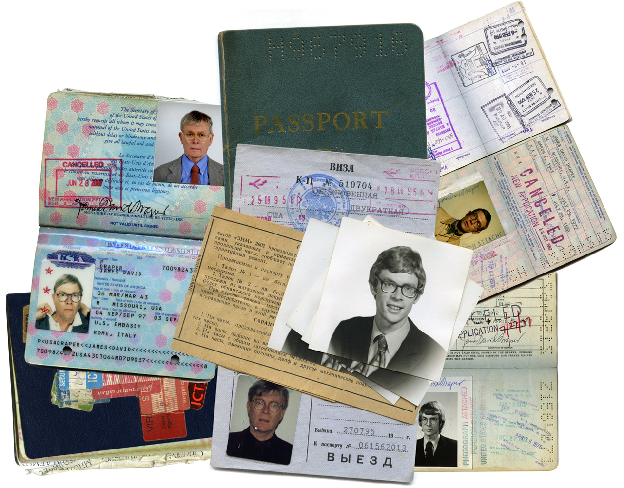 collage of passports