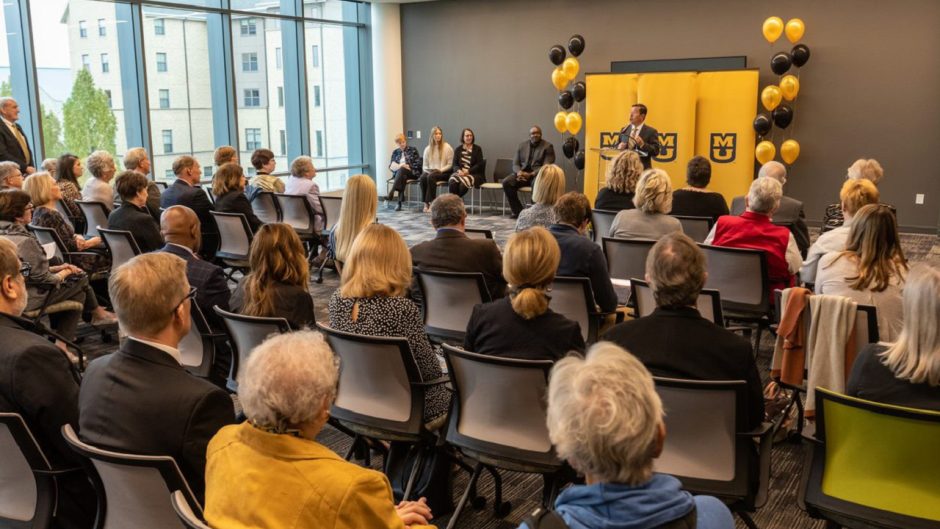 MU hosted a dedication for the new Sinclair School of Nursing building.