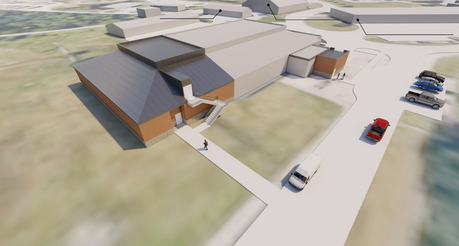 rendering of MU's National Swine Resource and Research Center.