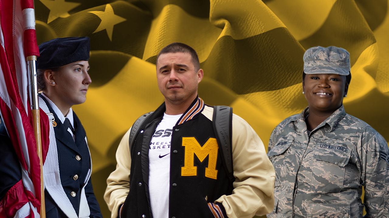 Collage of MU student military veterans