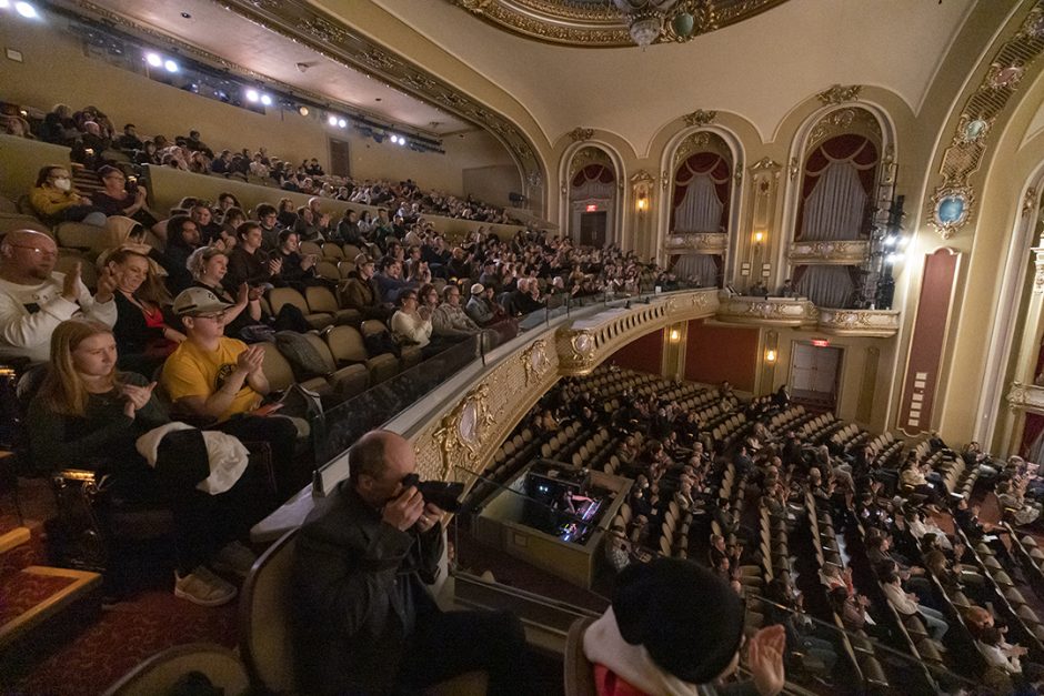 Audience at the Missouri Theatre