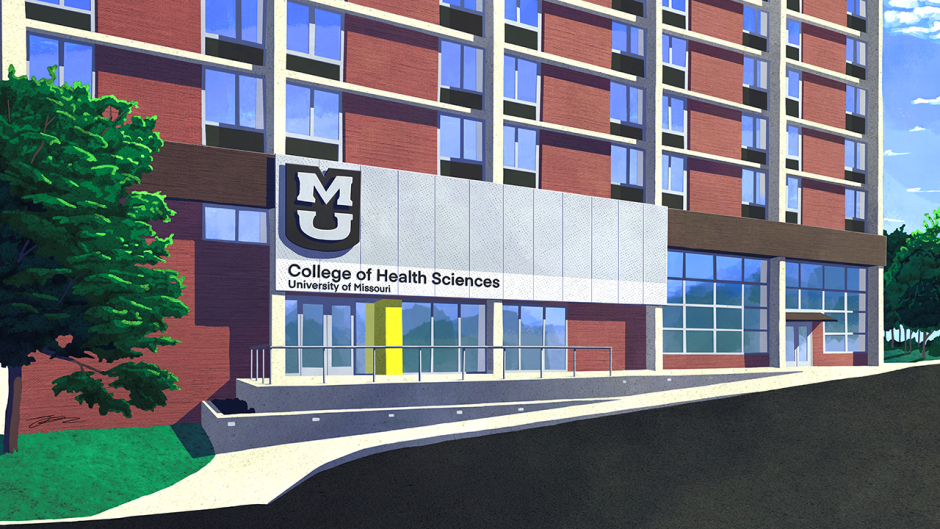 concept art for new school entrance