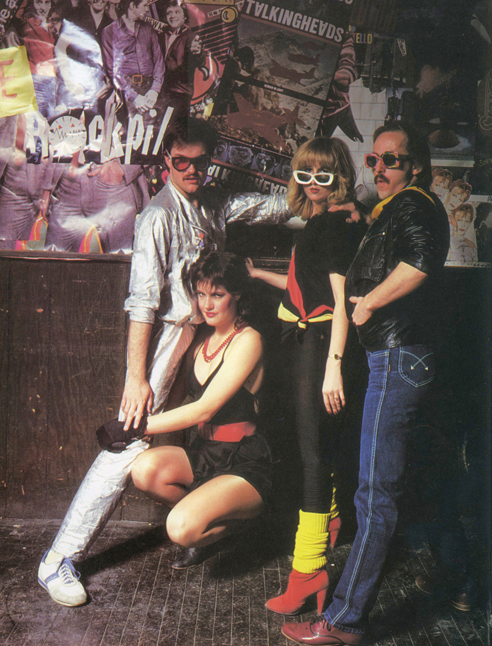 group photo of Mizzou students in 1980s fashion
