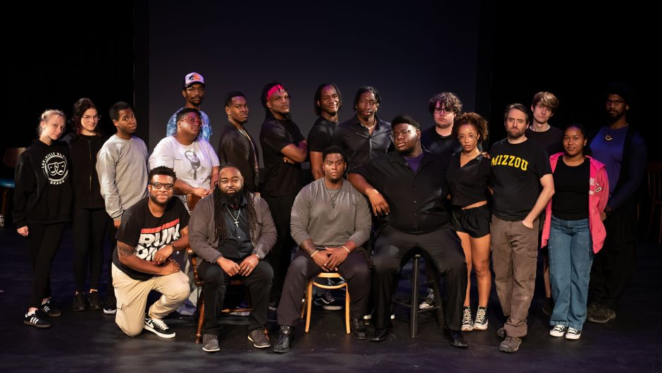 theatre students with keenan scott II