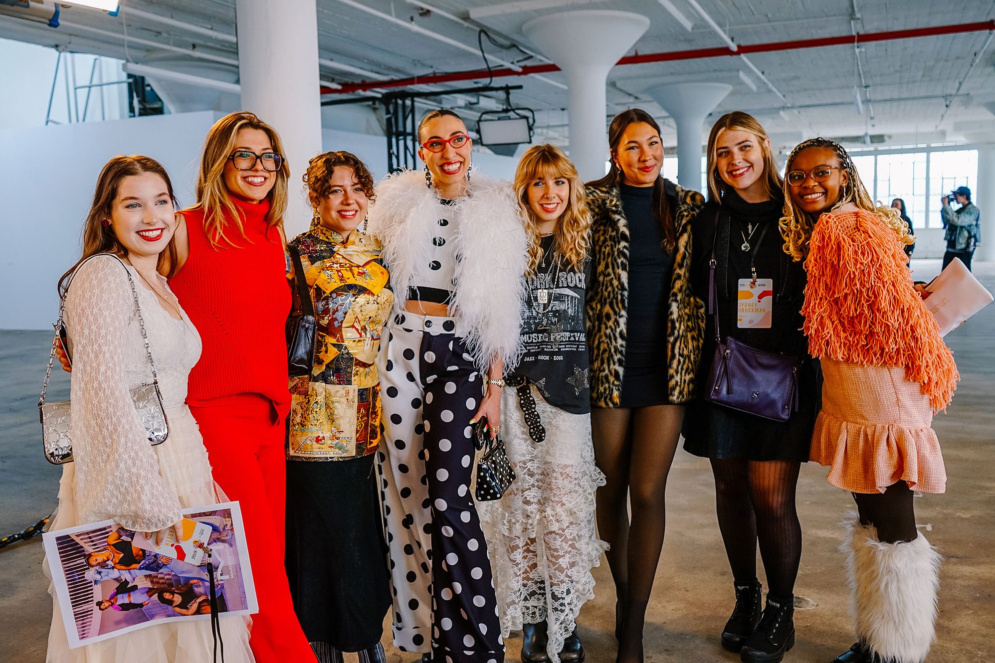 a group photo from new york fashion week