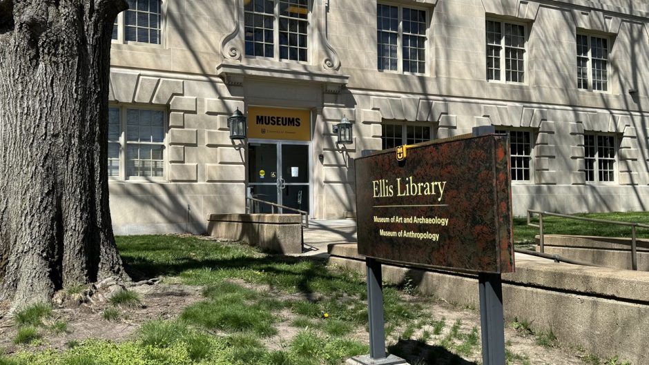 entrance to the museums in ellis library