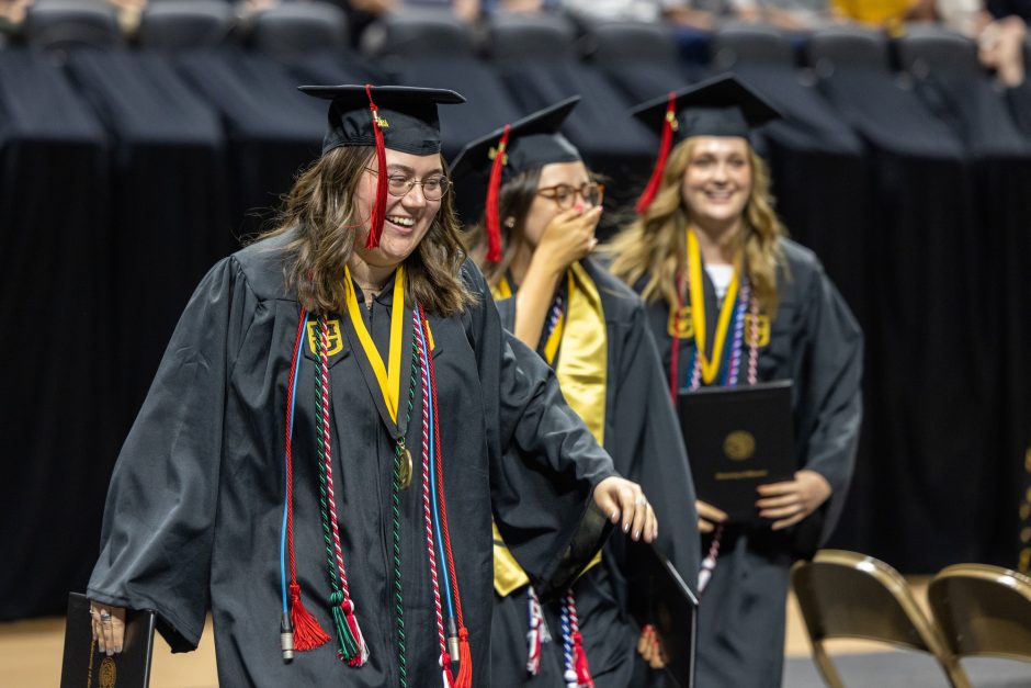 Graduates receive degrees