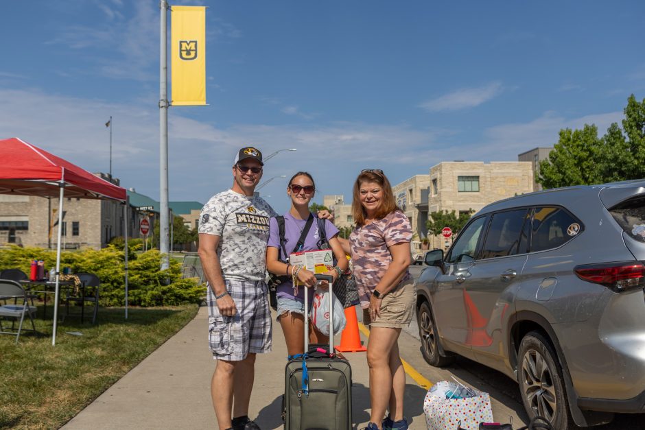 Family moving in