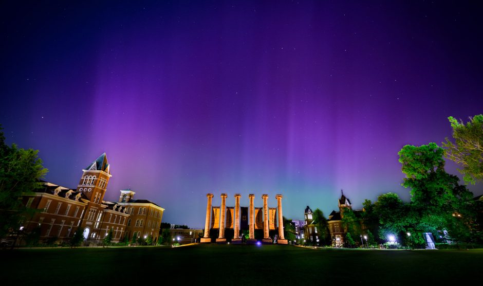 northern lights on quad