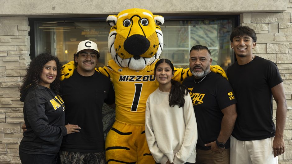 a family with truman the tiger