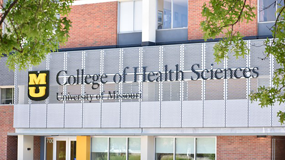 College of Health Sciences sign.