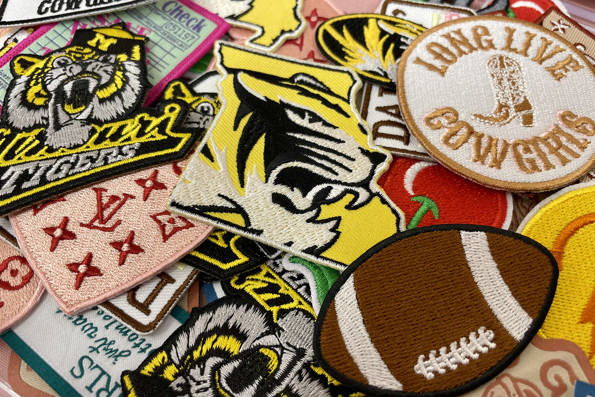 a bunch of custom patches