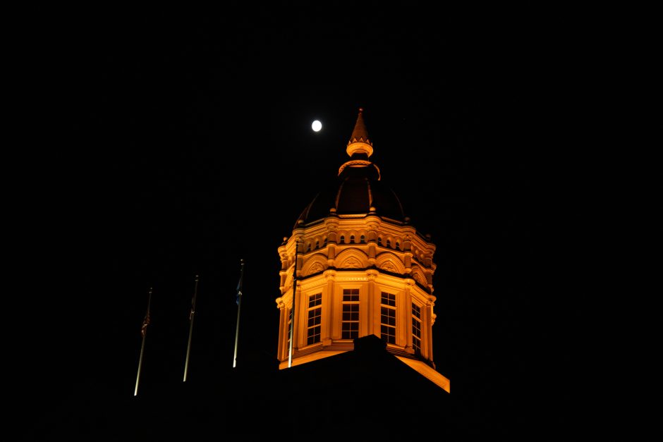 Gold Jesse Hall Dome