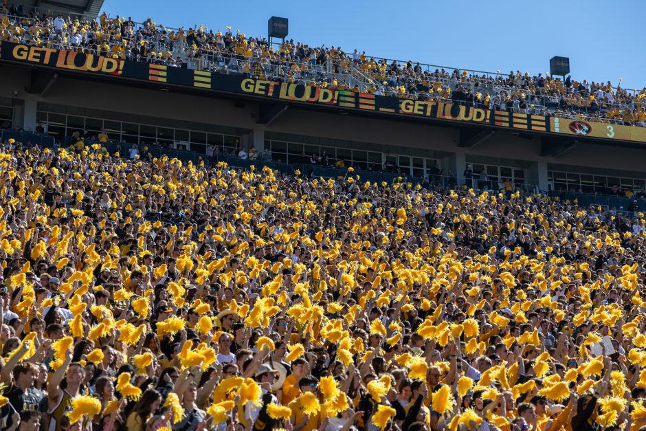 Football game crowd