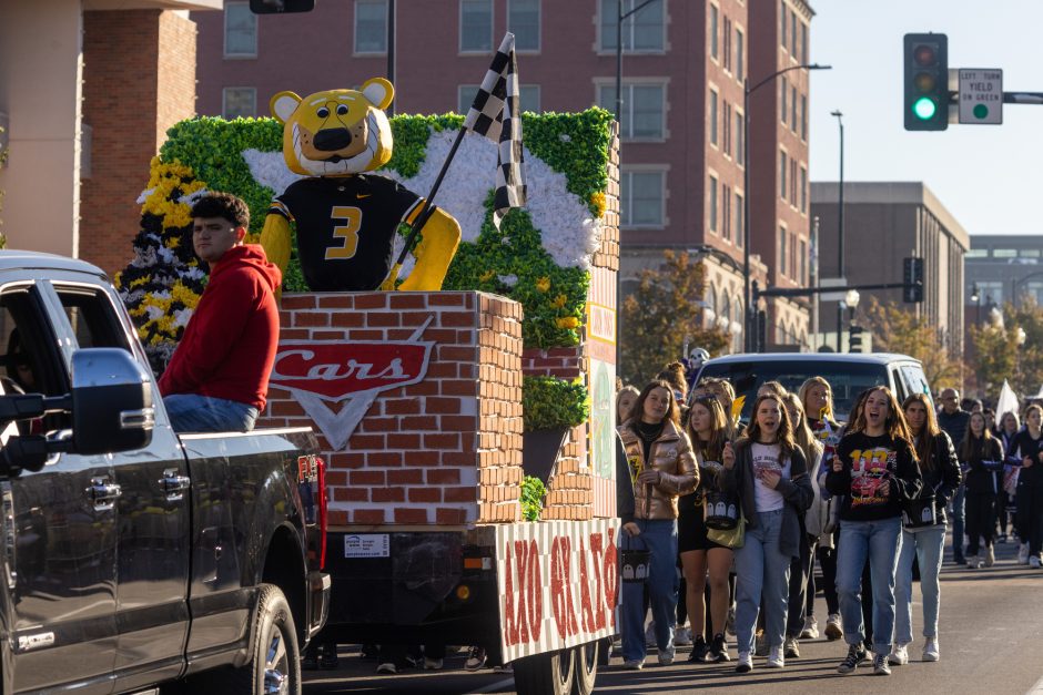 Float featuring Truman Tiger