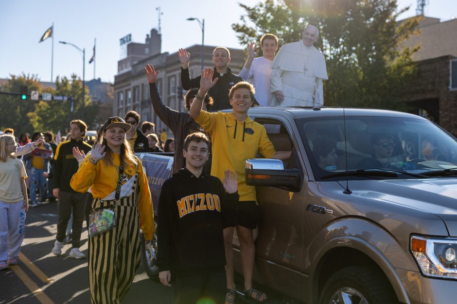 Students at parade