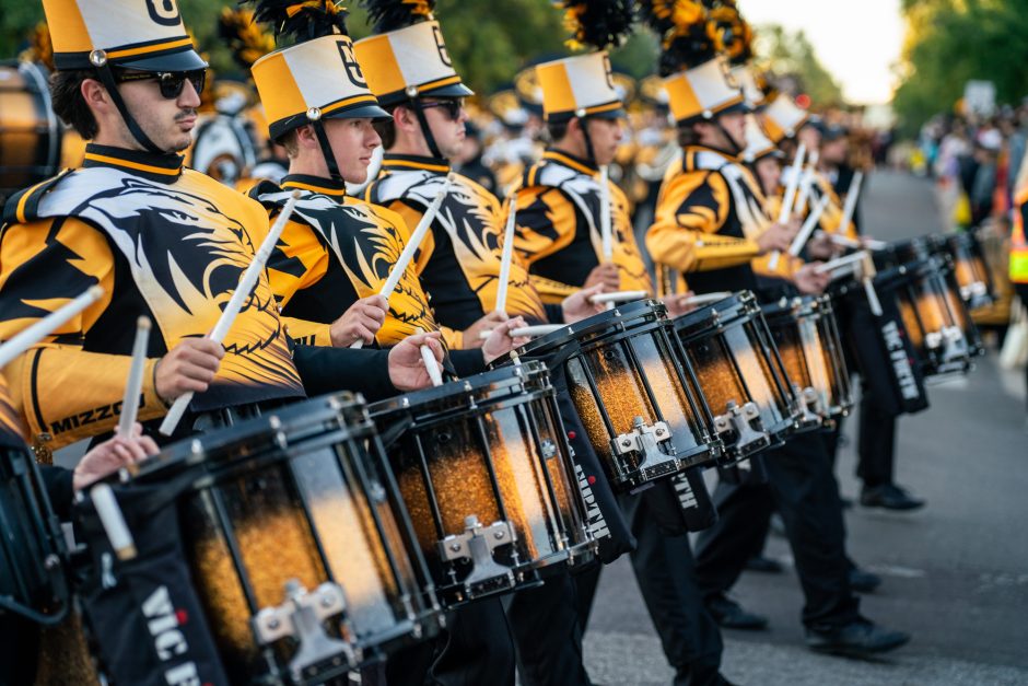 Drumline at parade