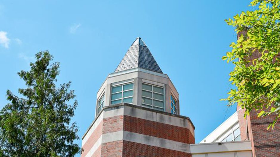 Top of building