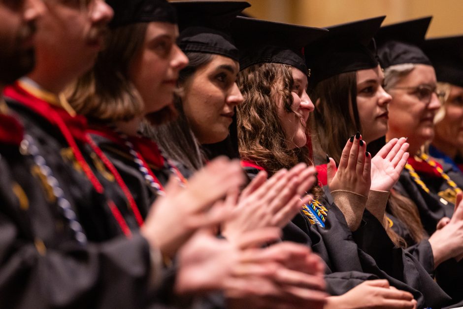 Graduates applaud