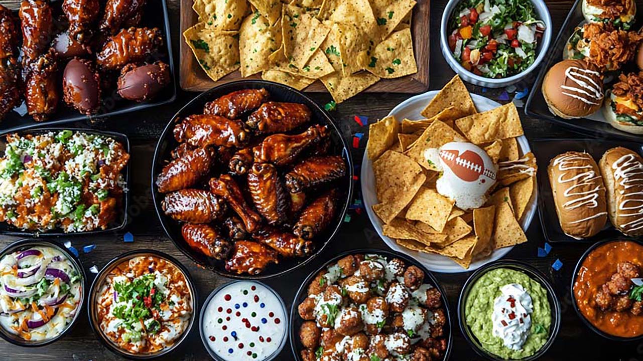 Super Bowl feast