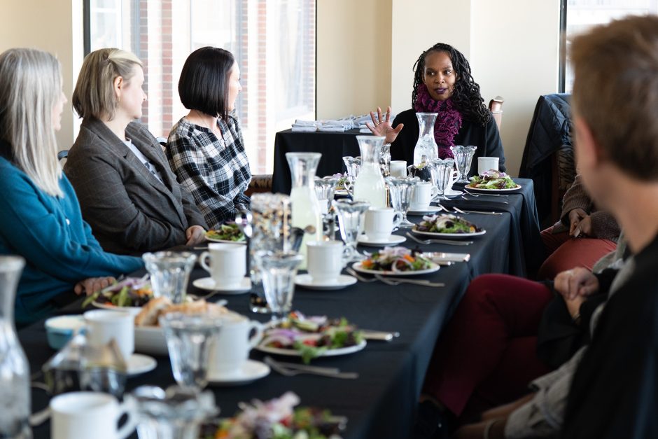 Group of people at a table