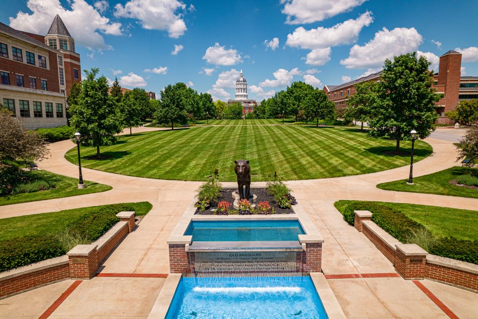 Carnahan Quad and Francis Quadrangle at Mizzou