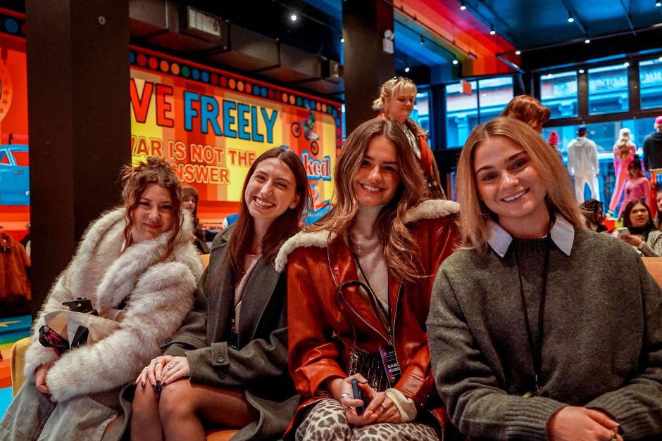 Group of fashionable women in New York