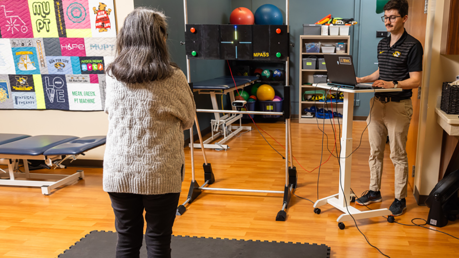 A portable system created by researchers at the University of Missouri to measure motor function.