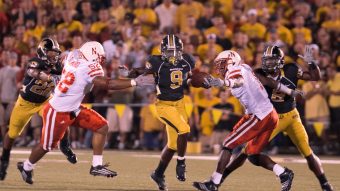 Football players on field