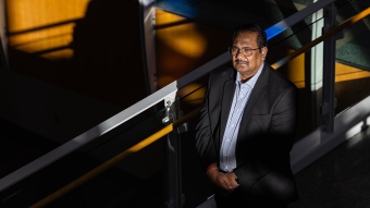 Kamlendra Singh posing.