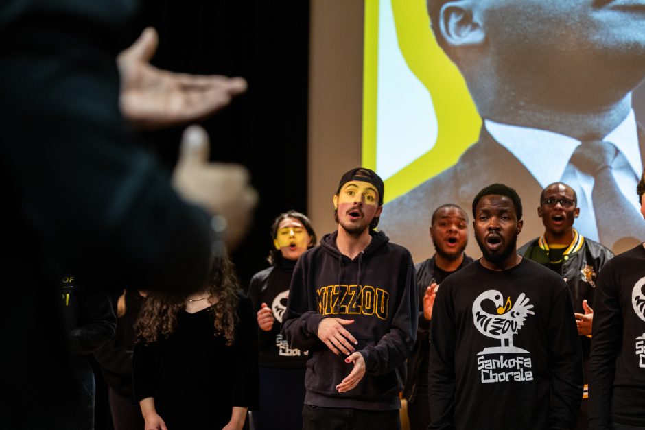 Group of people singing